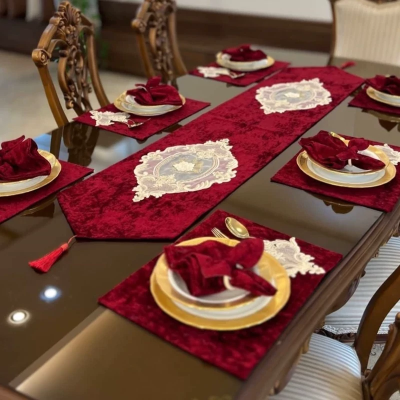 زیربشقابی دانتل جهیزیه، زیبایی میز نهارخوری