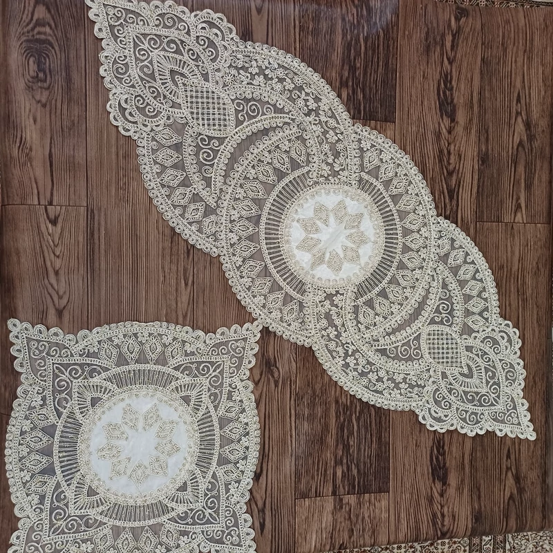 رومیزی سه تیکه ترک شاین دار