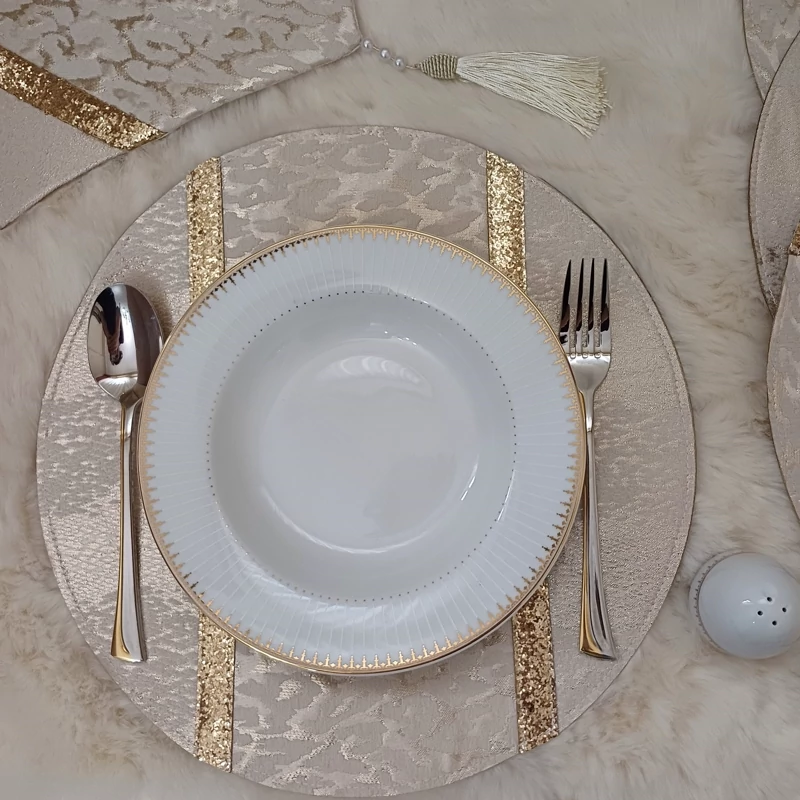 زیربشقابی گرد  فانتزی و خاص