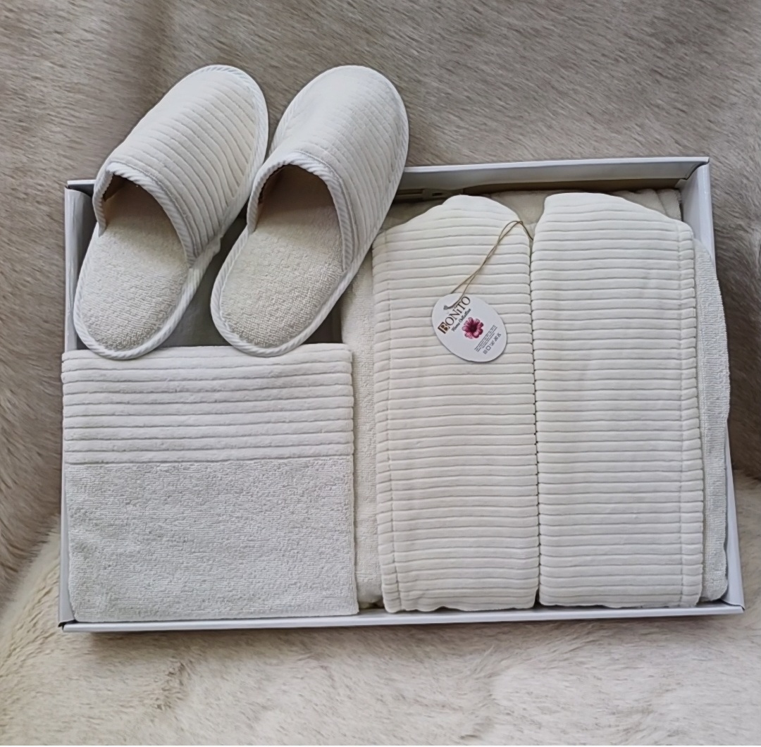 سرویس حوله تن پوش ۴ تکه درجه یک مارک Bonito