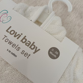 ست سیسمونی نوزادی دخترانه 6 تیکه طرح خرس پاپیون دار رنگ صورتی با بسته بندی فانتزی مارک lovi baby