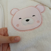ست سیسمونی نوزادی دخترانه 6 تیکه طرح خرس پاپیون دار رنگ صورتی با بسته بندی فانتزی مارک lovi baby