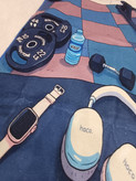 حوله ورزشی نانو 45 در 100 | حوله باشگاهی سبک و جذب سریع | مناسب استخر و سفر