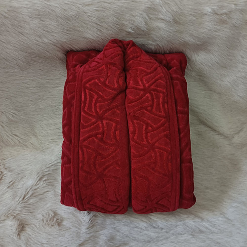 حوله تنپوش زنانه مردانه سایز xl سایز 135 رنگ زرشکی